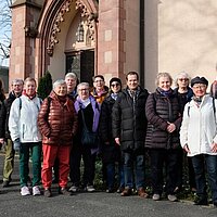 "Kirche & Kunst" unterwegs im Frankfurter Westen